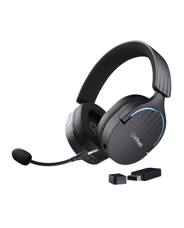 Trust GXT 491 Fayzo Casque Avec fil &sans fil Arceau Jouer USB Type-C Bluetooth Noir