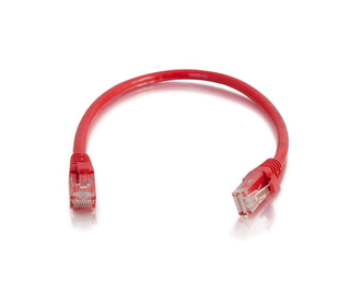 C2G Câble de raccordement réseau Cat6 avec gaine non blindé (UTP) de 3 M - Rouge