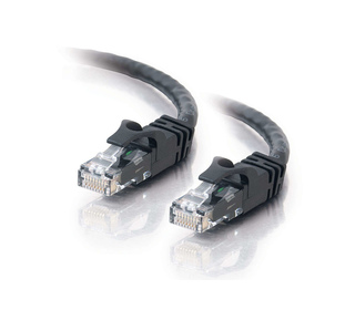 C2G 7m Cat6 Patch Cable câble de réseau Noir U/UTP (UTP)