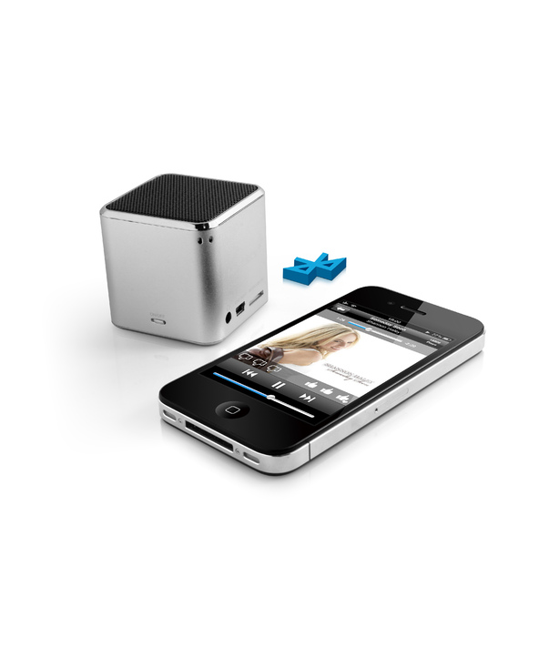 Technaxx Mini Musicman Wireless Soundstation BT-X2 Enceinte portable mono Argent