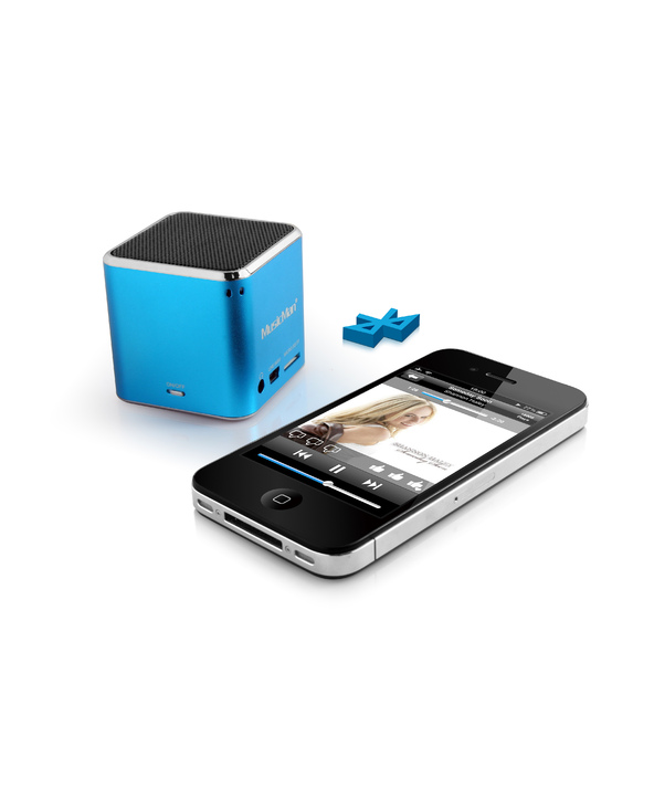 Technaxx Mini Musicman Wireless Soundstation BT-X2 Enceinte portable mono Bleu