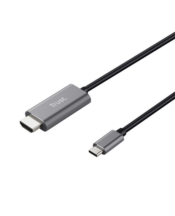 Trust Calyx adaptateur graphique USB Noir, Métallique