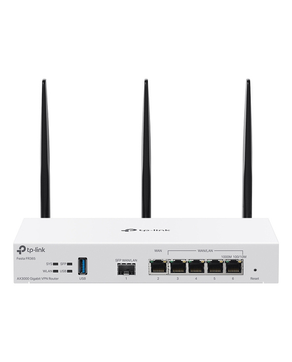 TP-Link FESTA FR365 routeur sans fil Gigabit Ethernet Dual-band (2.4GHz + 5GHz or 2.4GHz + 6GHz) Blanc