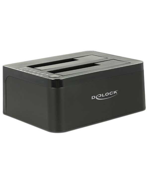 DeLOCK 62661 Station d'accueil de disques de stockage USB 3.2 Gen 1 (3.1 Gen 1) Type-B Noir