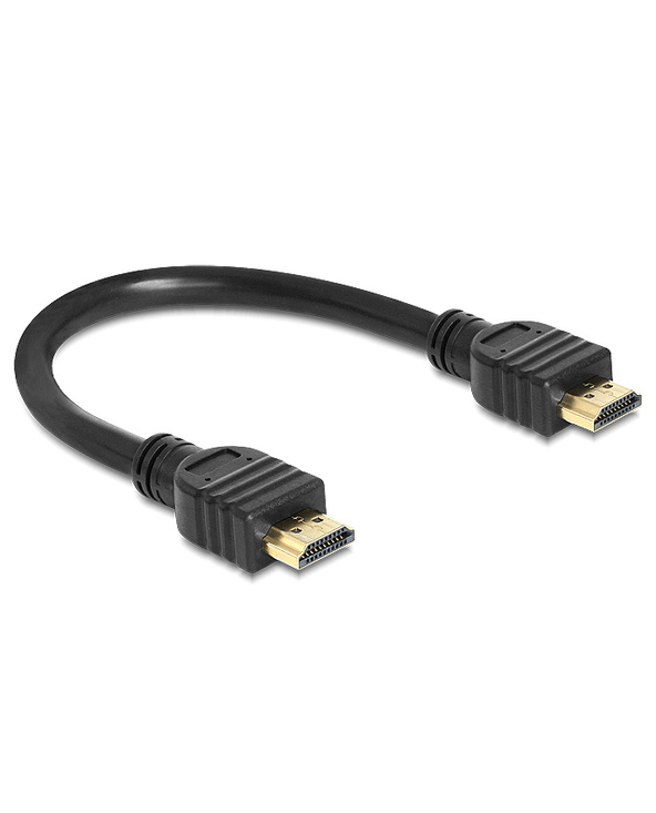 DeLOCK 83352 câble HDMI 0,25 m HDMI Type A (Standard) Noir