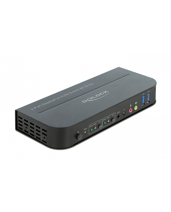 DeLOCK Commutateur DisplayPort 1.4 KVM 8K 30 Hz port USB 3.0 et Audio