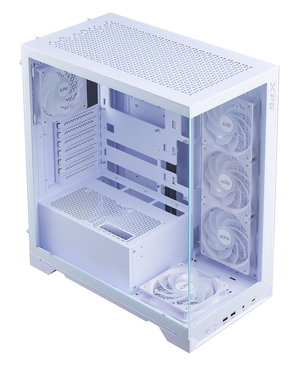 XPG Invader X BTF Midi Tower Blanc
