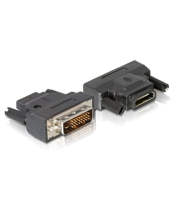 DeLOCK DVI / HDMI Adapter DVI-D HDMI FM Noir