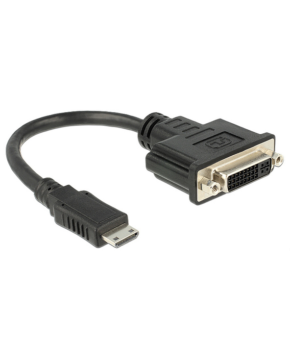 DeLOCK 65564 câble vidéo et adaptateur 0,2 m HDMI Type C (Mini) DVI-D Noir