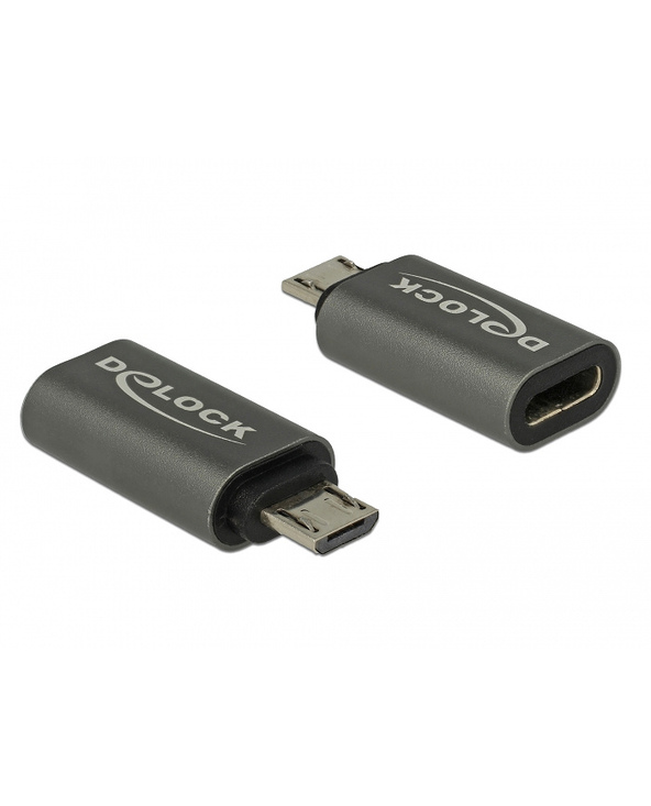 DeLOCK 65927 changeur de genre de câble USB 2.0 Micro-B USB Type-C Anthracite