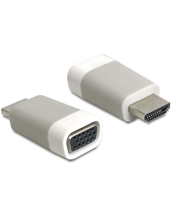 DeLOCK 65472 changeur de genre de câble HDMI-A VGA Blanc