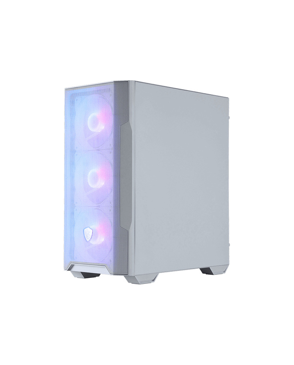 MSI MAG FORGE M100R Midi Tower Transparent, Blanc