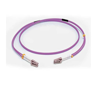C2G 5 M CORDON DE RACCORDEMENT FIBRE OPTIQUE LC/LC OM4 LSZH - VIOLET