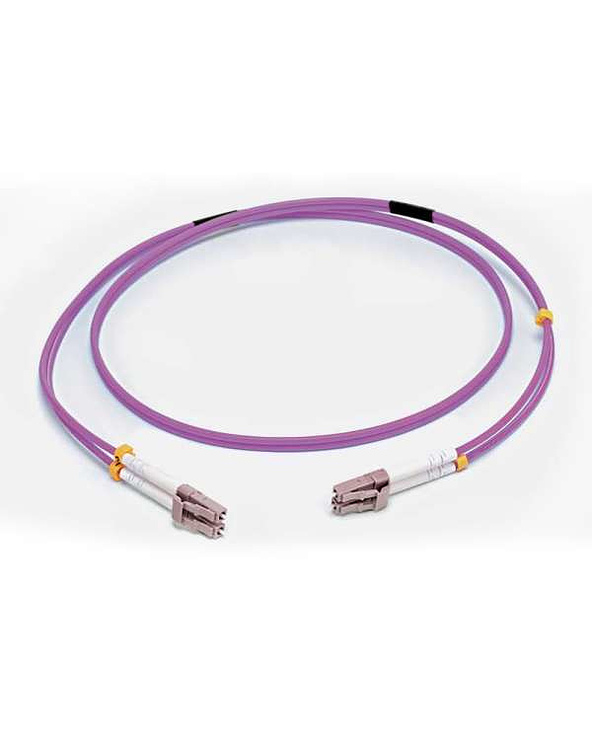 C2G 5 M CORDON DE RACCORDEMENT FIBRE OPTIQUE LC/LC OM4 LSZH - VIOLET