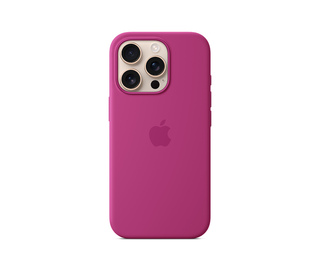 Apple Coque en silicone avec MagSafe pour iPhone 16 Pro - Fuchsia