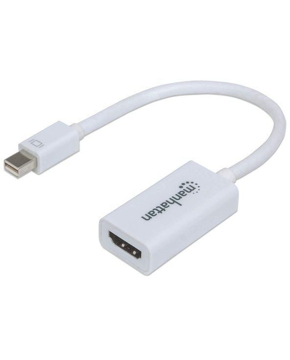 Manhattan 151399 câble vidéo et adaptateur 0,17 m HDMI Type A (Standard) Mini DisplayPort Blanc