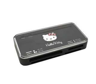 Bluestork BS-RDRCARD/KITTY/G lecteur de carte mémoire USB 2.0 Gris
