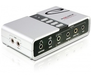 DeLOCK USB Sound Box 7.1 7.1 canaux