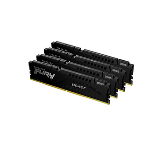 Kingston Technology FURY Beast 128 Go 5200 MT/s DDR5 CL40 DIMM (Kits de 4) Black XMP