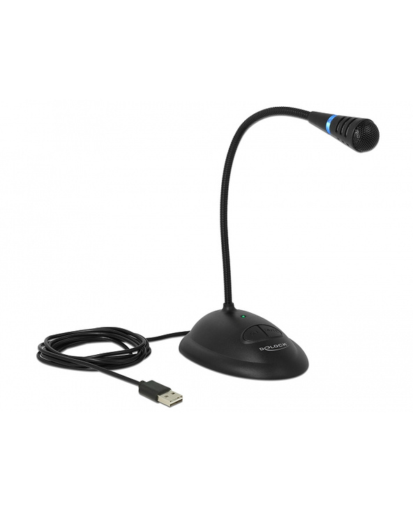DeLOCK 65871 microphone Noir Microphone de PC