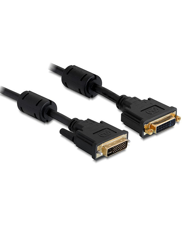 DeLOCK 1m DVI-I câble DVI Noir