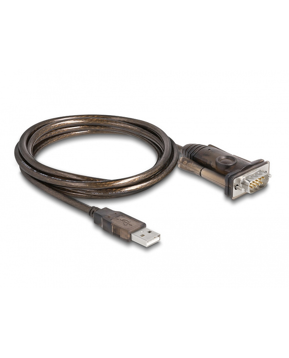 DeLOCK Adaptateur USB 2.0 Type-A à 1 x Serial RS-232 D-Sub, 9 broches males avec vis, 1,5 m