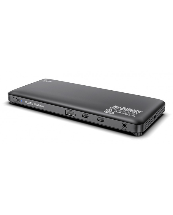 Urban Factory TCD49UF hub & concentrateur USB Type-C 10000 Mbit/s Noir