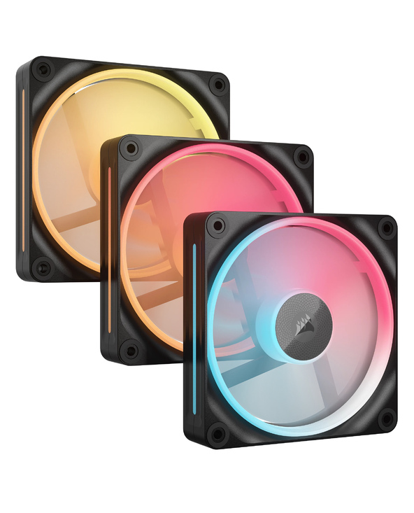 Corsair iCUE LINK LX120-R RGB Boitier PC Ventilateur 12 cm Noir 3 pièce(s)