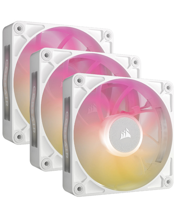 Corsair iCUE LINK RX120 MAX RGB Boitier PC Ventilateur 12 cm Blanc 3 pièce(s)