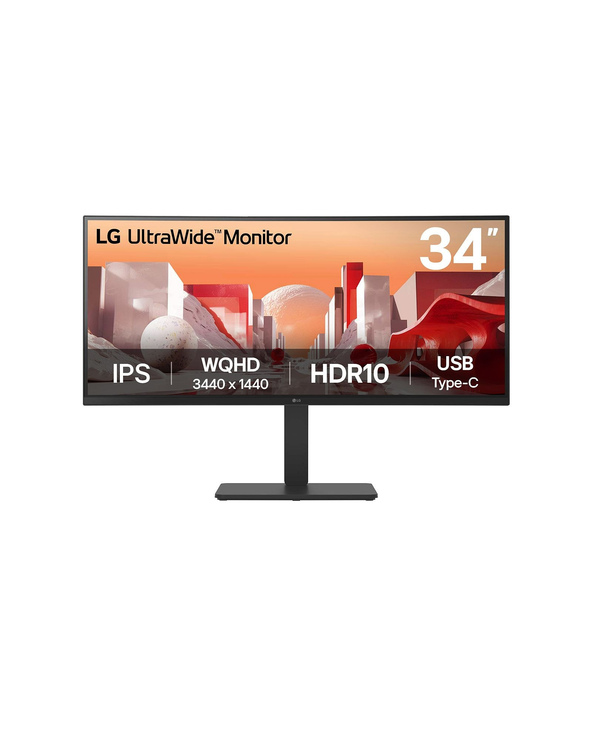 LG 34BA75QE-B 34" LCD Wide Quad HD 5 ms Noir