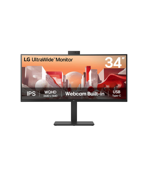 LG 34BA85QE-B 34" LCD Wide Quad HD 5 ms Noir