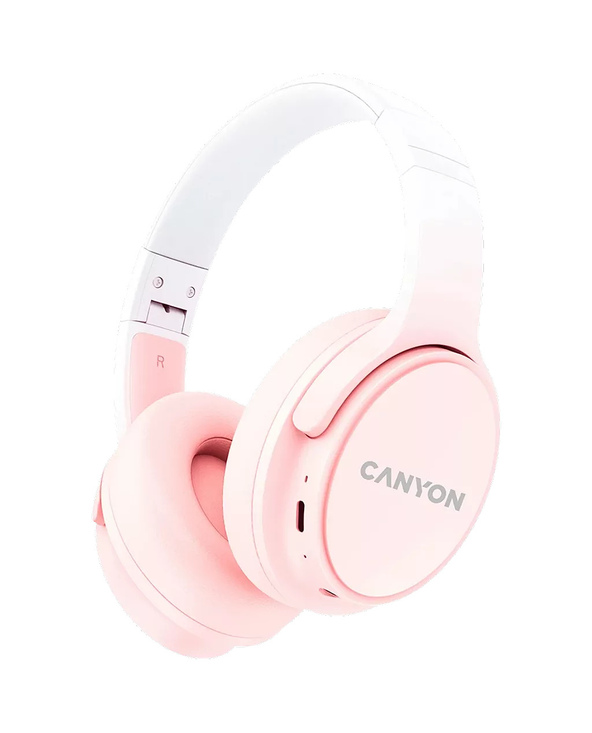 Canyon OnRiff 4 Casque Sans fil Arceau Appels/Musique/Sport/Au quotidien USB Type-C Bluetooth Rose