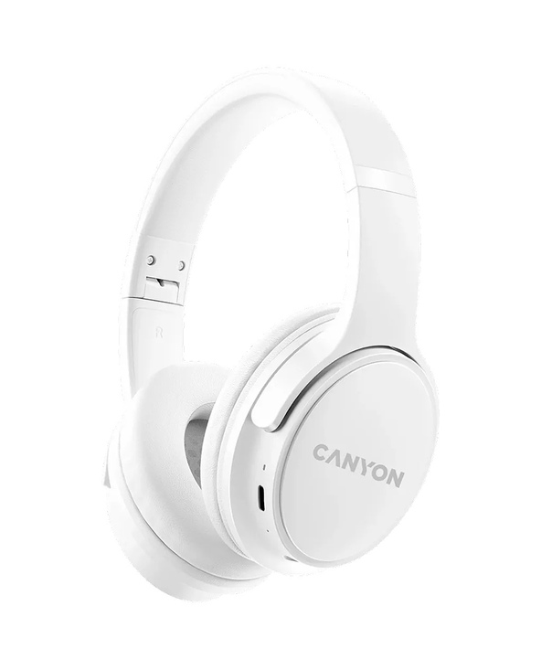 Canyon OnRiff 4 Casque Sans fil Arceau Appels/Musique/Sport/Au quotidien USB Type-C Bluetooth Blanc