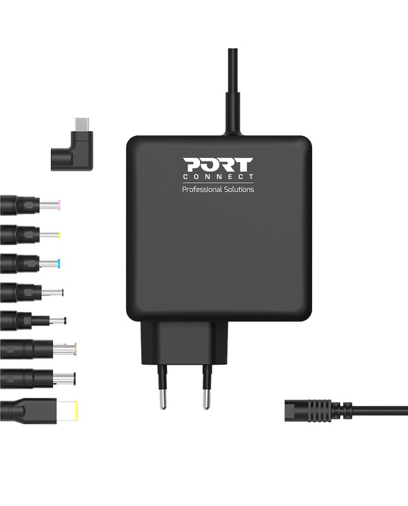 Port Designs 900007B-EU adaptateur de puissance & onduleur Intérieure 90 W Noir