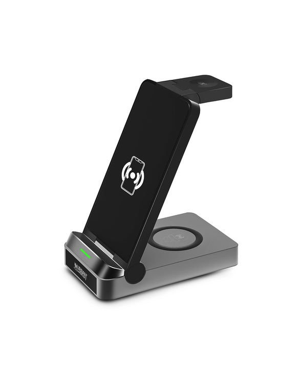 Urban Factory SWC40UF chargeur d'appareils mobiles Universel Noir USB Recharge sans fil Charge rapide Intérieure