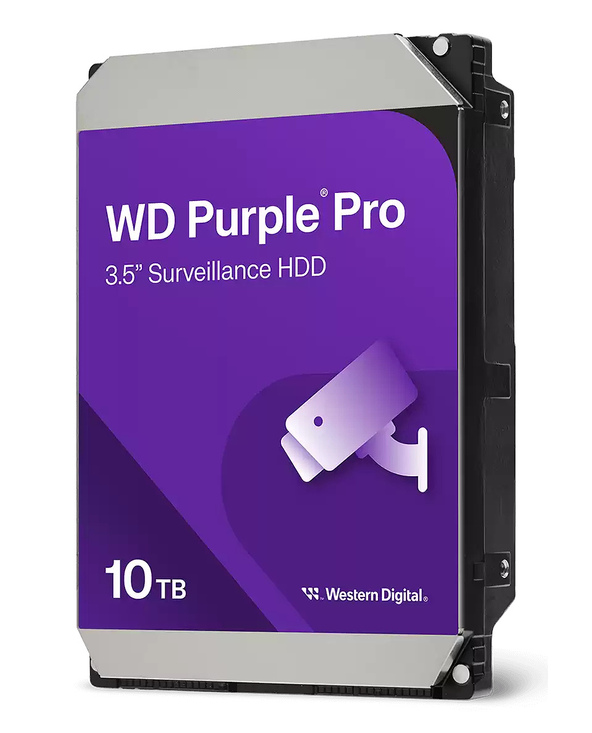 Western Digital Purple Pro WD102PURP disque dur 10 To 7200 tr/min 512 Mo 3.5" Série ATA III