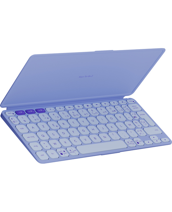 Logitech Keys-To-Go 2 clavier Universel Bluetooth AZERTY Français Lilas