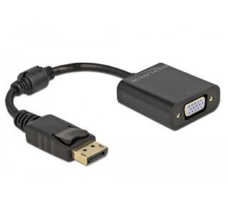 DeLOCK Adaptateur DisplayPort 1.2 mâle vers VGA femelle noir