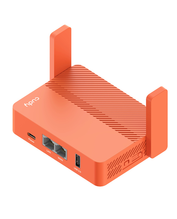 Cudy AC1200 routeur sans fil Fast Ethernet Orange