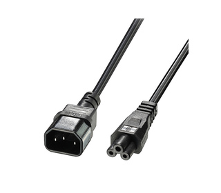 Lindy 30343 câble électrique Noir 5 m Coupleur C14 Coupleur C5