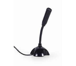 Gembird MIC-DU-02 microphone Noir Microphone de PC