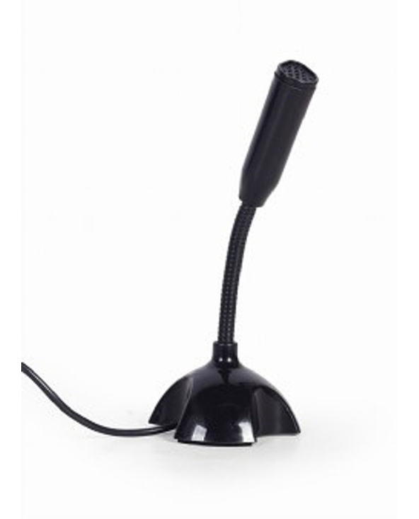 Gembird MIC-DU-02 microphone Noir Microphone de PC
