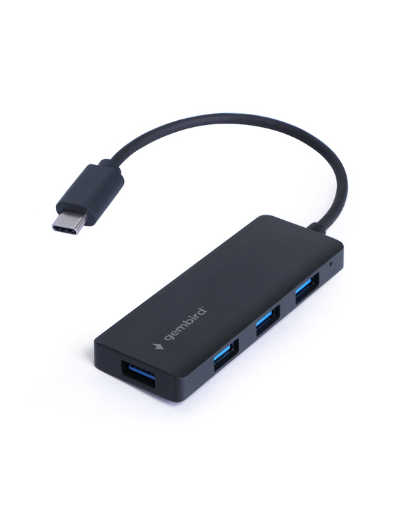 Gembird UHB-CM-U3P4-02 station d'accueil Avec fil USB 3.2 Gen 1 (3.1 Gen 1) Type-C Noir