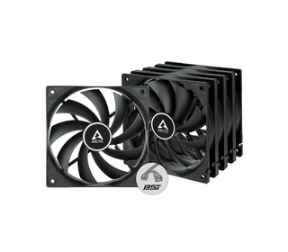 ARCTIC F12 PWM PST Boitier PC Ventilateur 12 cm Noir 5 pièce(s)