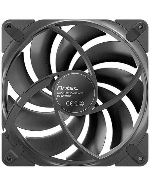 Antec 0-761345-40035-0 système de refroidissement d’ordinateur Boitier PC Ventilateur 14 cm Noir 3 pièce(s)