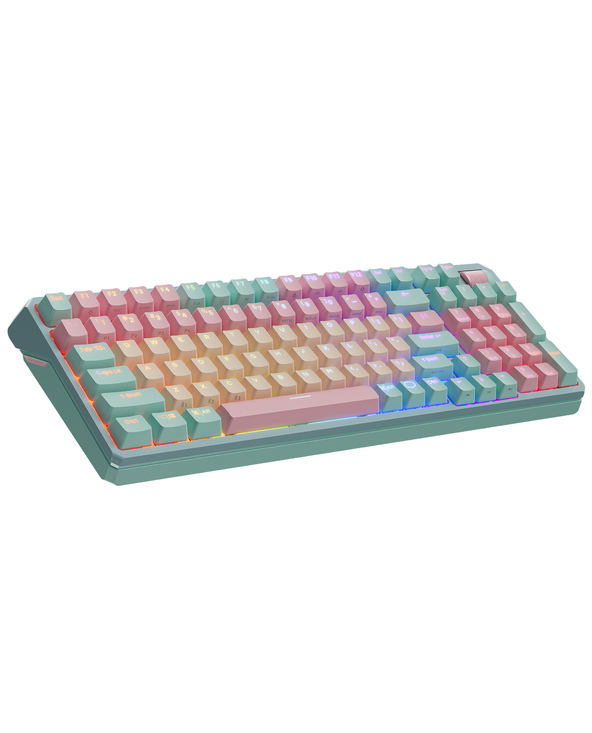 Cooler Master Peripherals MK770 clavier Universel USB + RF Wireless + Bluetooth QWERTY Français Turquoise