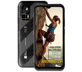 AGM H6 LITE 6.52" 128 Go Noir, Gris