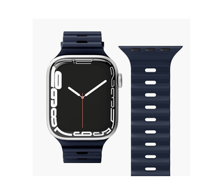 Vonmählen Wave Band Bande Bleu Silicone