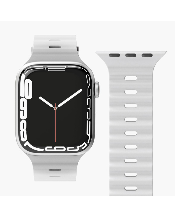 Vonmählen Wave Band Bande Gris Silicone
