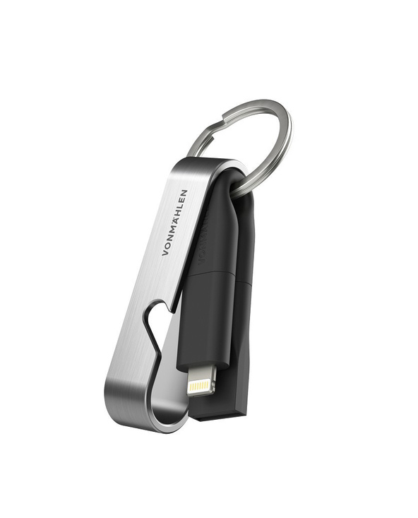 Vonmählen High Six USB C Noir, Acier inoxydable